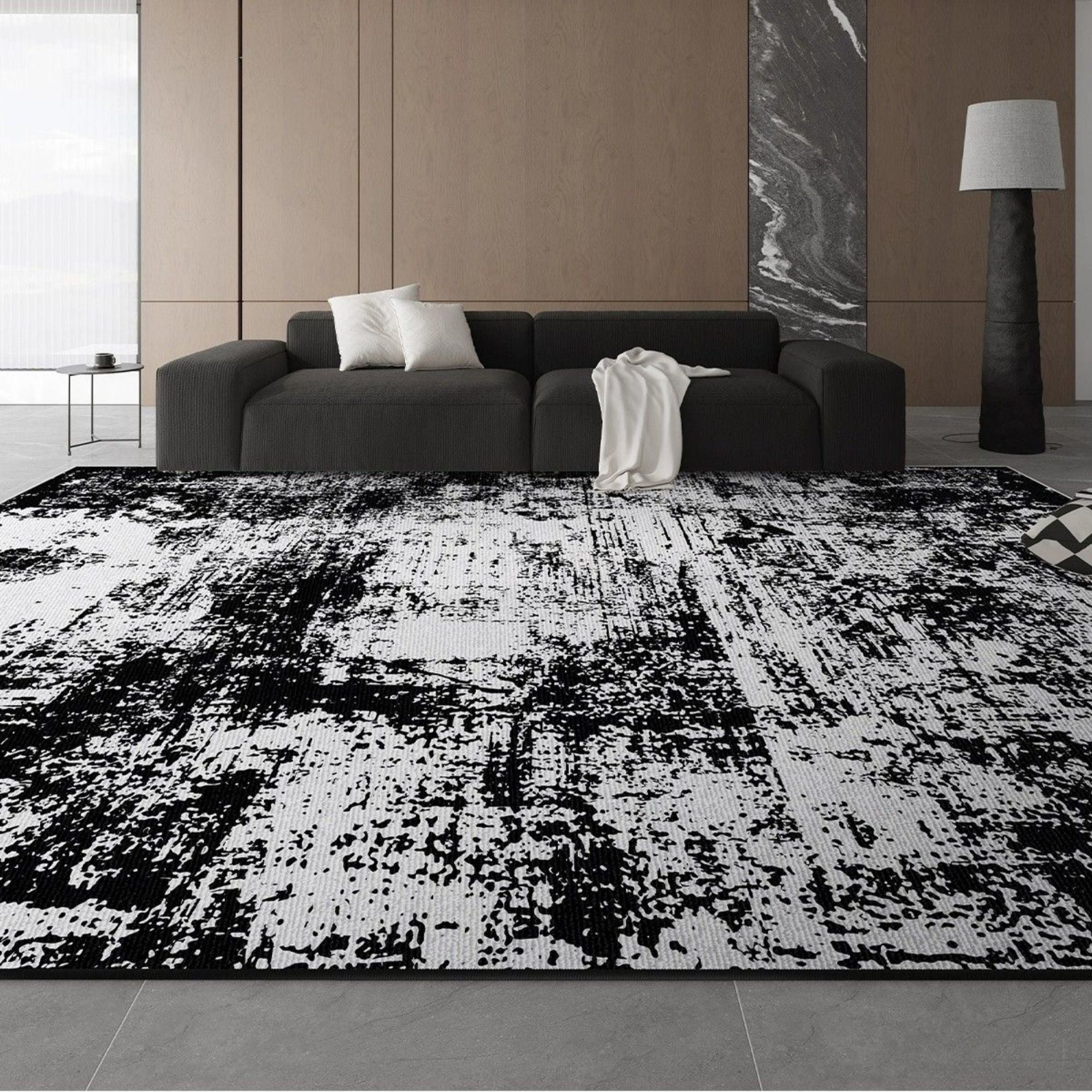 Oscar modern water resistant rug