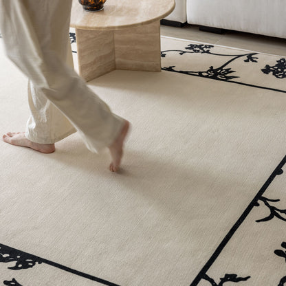 Osman washable rug white