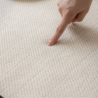 Osman washable rug white