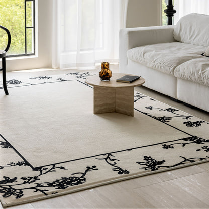 Osman washable rug white