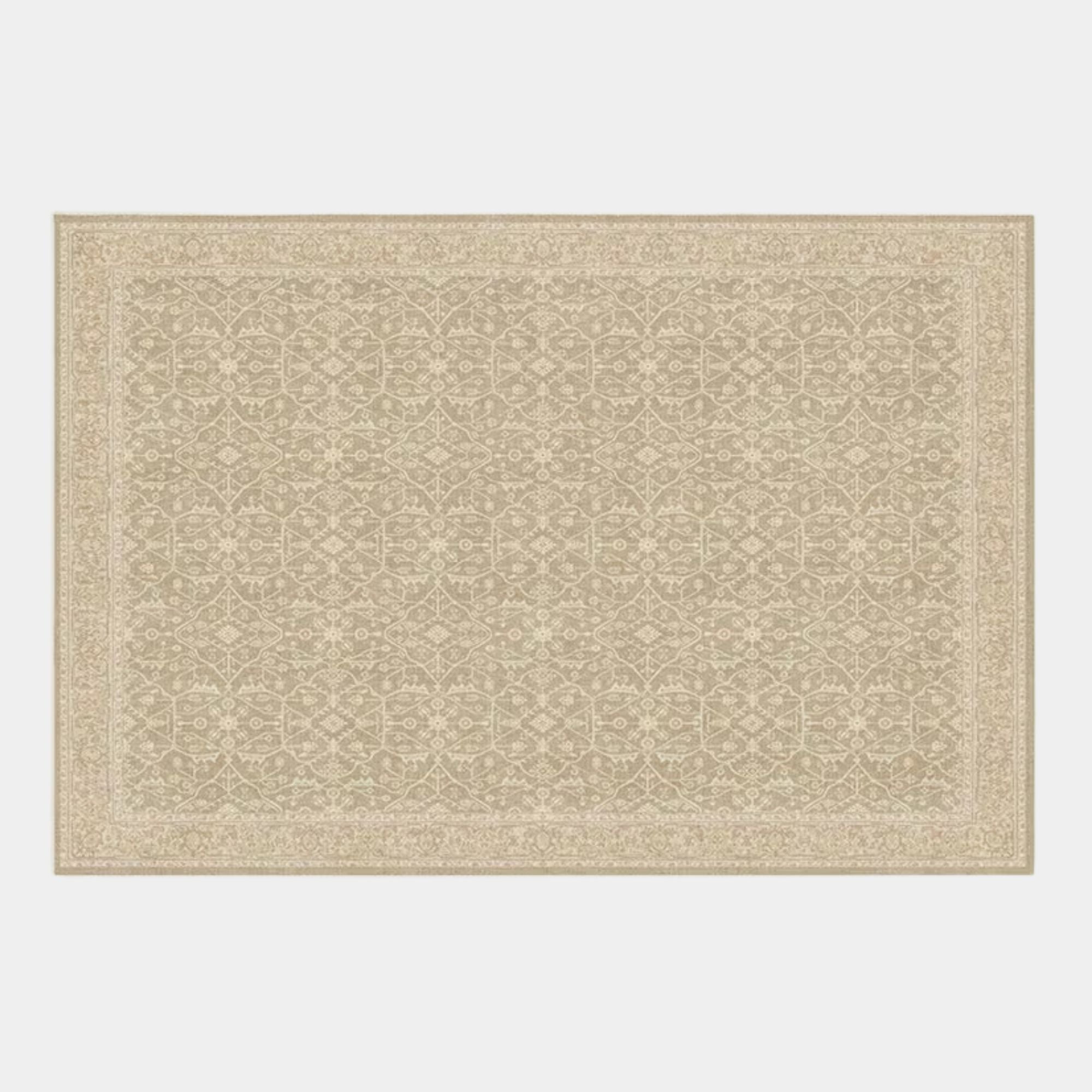 Persian design beige rug