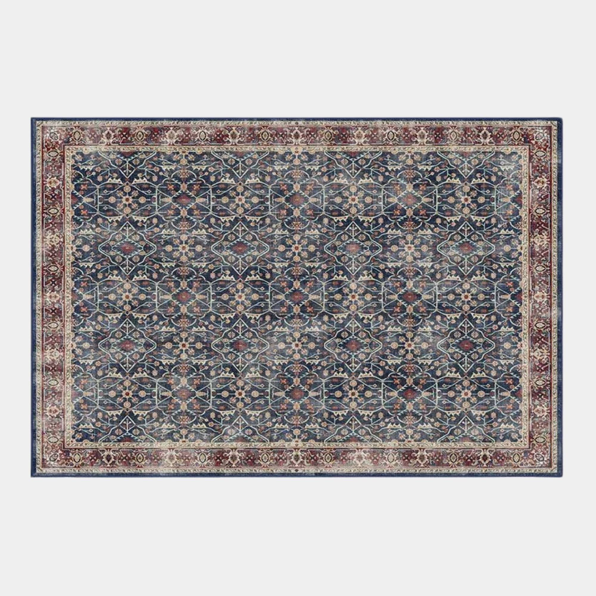 Persian design blue rug