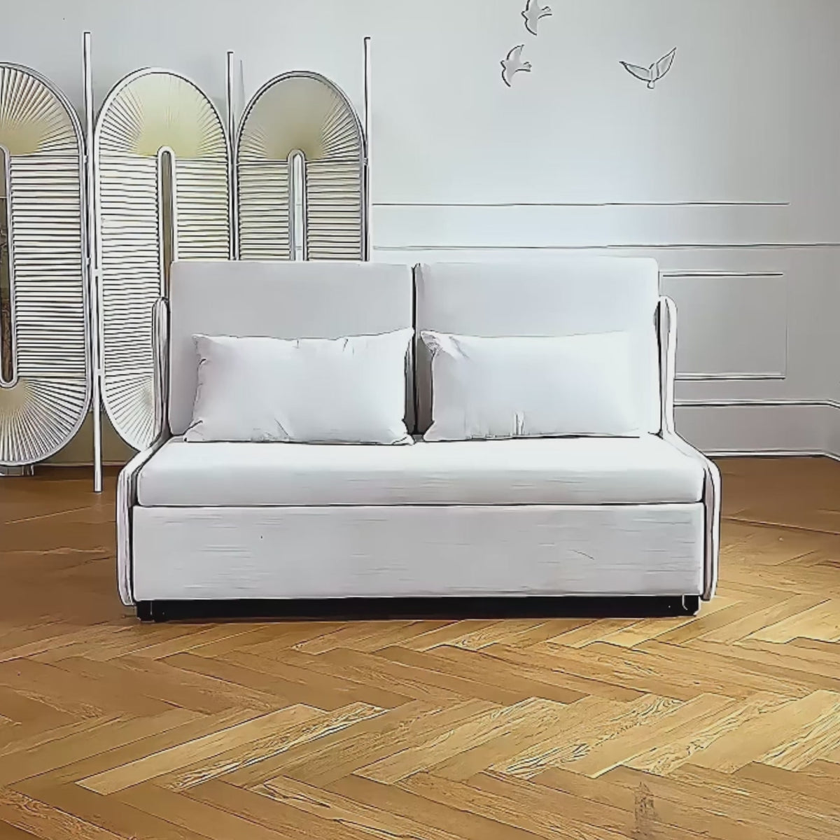 Crown Fabric Sofa Bed