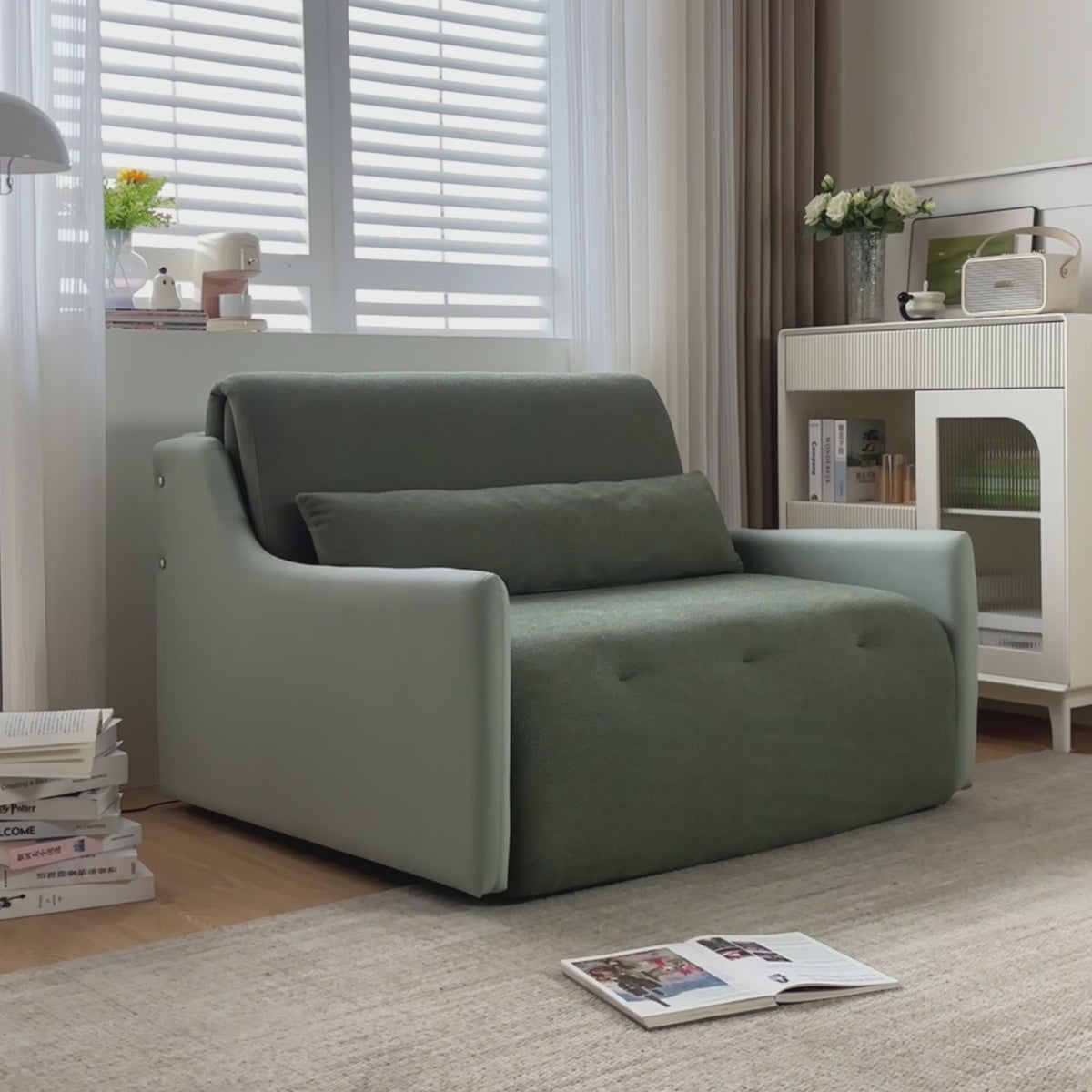 Cider Electric Fabric Sofa Bed