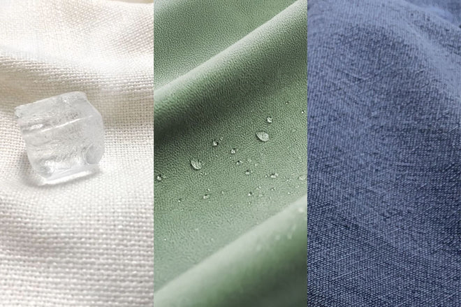 Fabric options available for sofa, sofa bed and ottoman