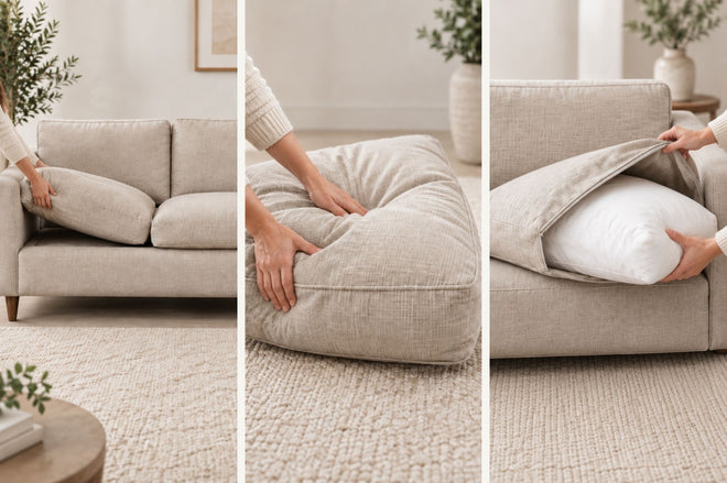 Different ways to maintain flexible sofa cushions overtime
