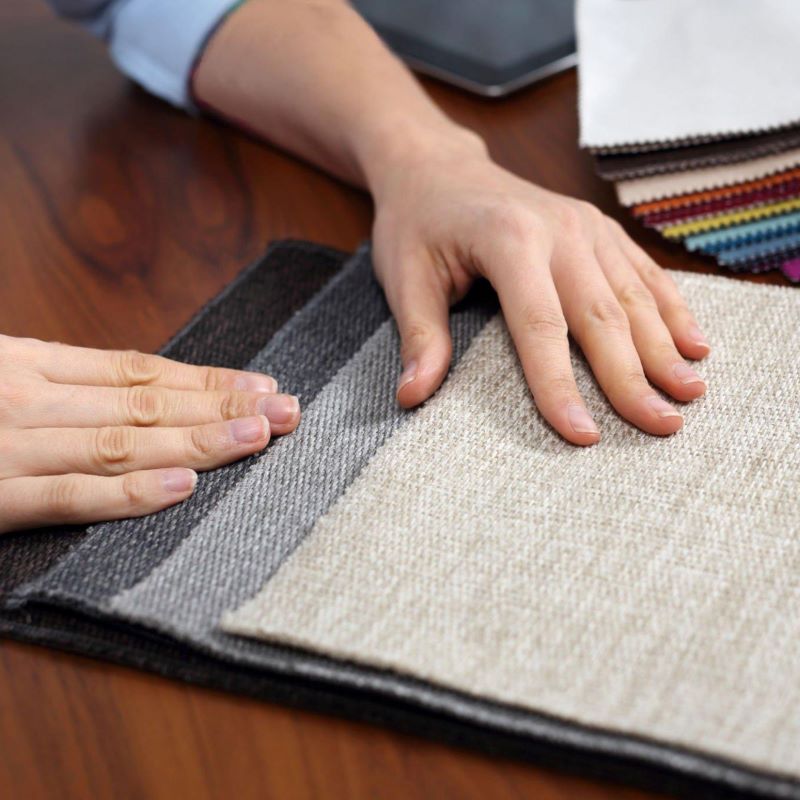 We use a premium selection of polyester blends in our fabric sofas