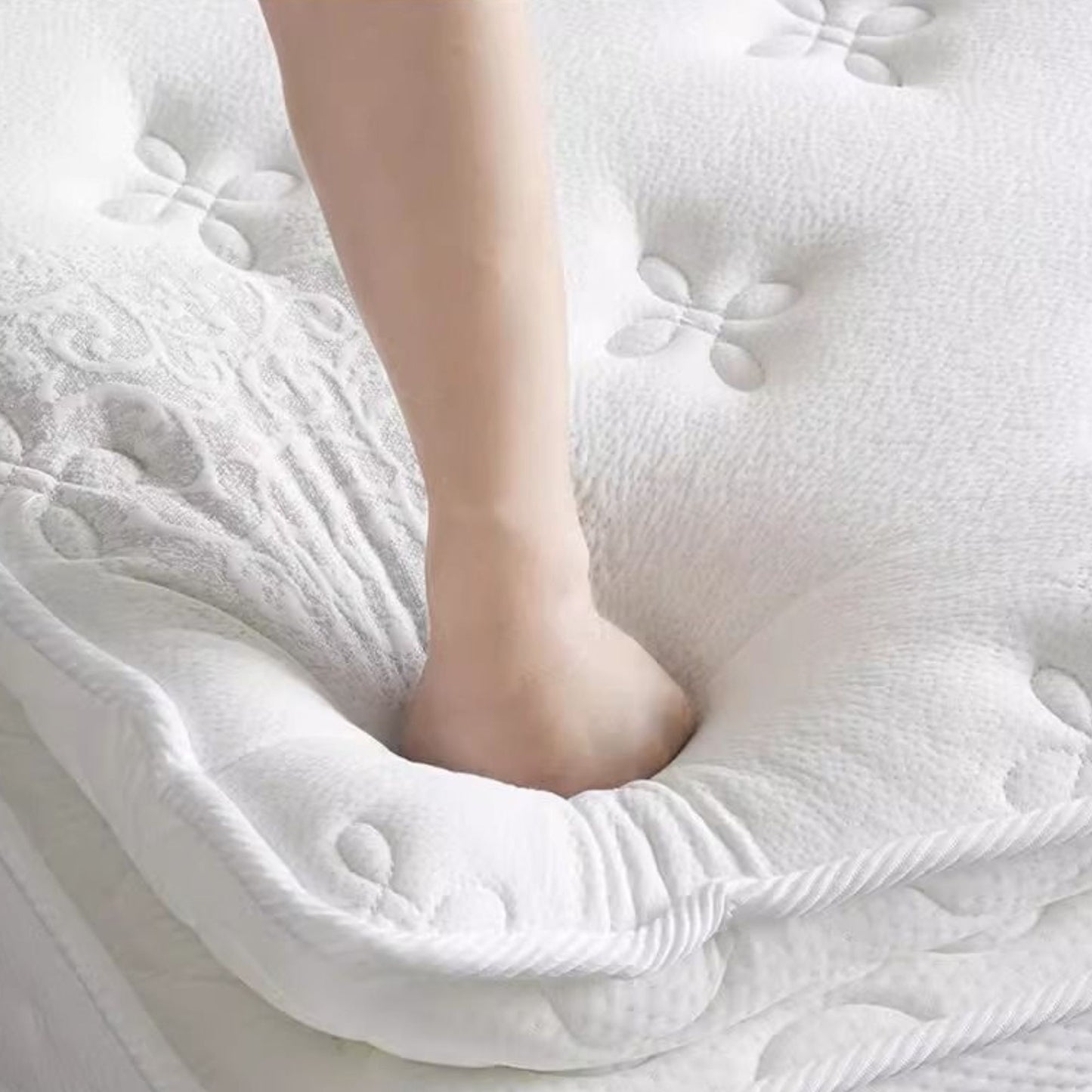 Close up view of Serenity mattress