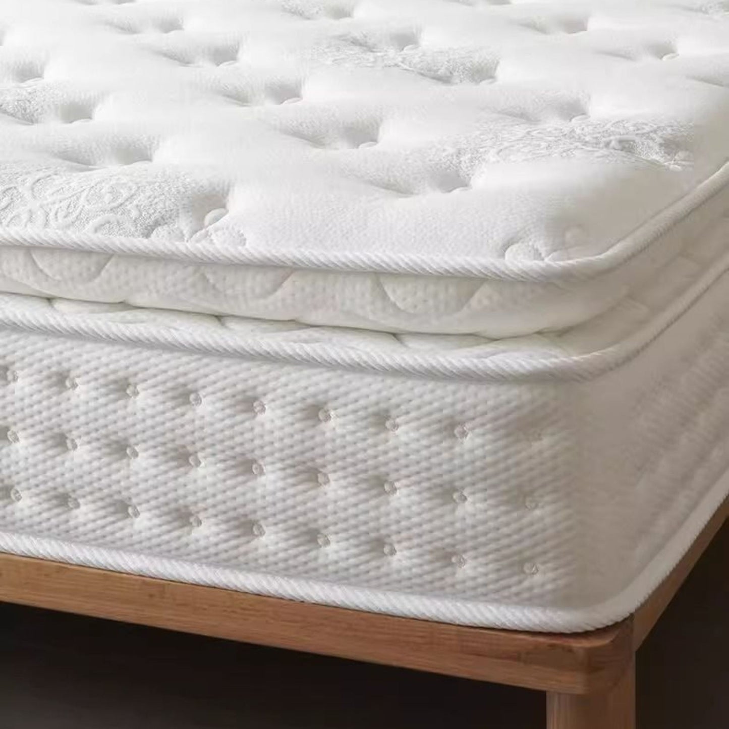 Close up view of Serenity mattress