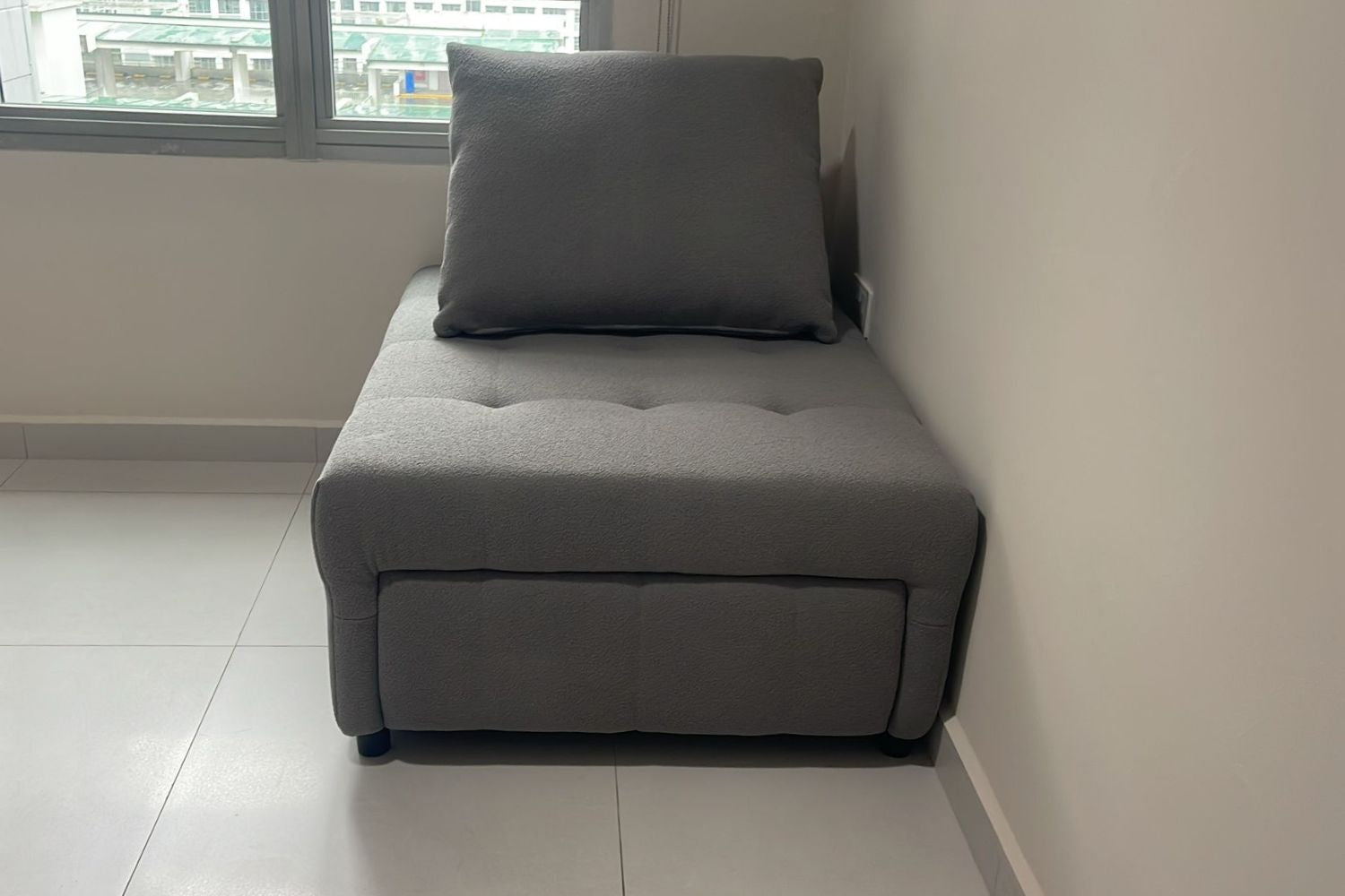 Candy 85cm Grey Fabric Sofa Bed Matt Loe | Dec 25