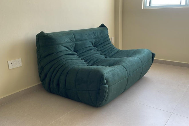 Caterpillar 131cm Green Fabric Sofa Jiang Ruimin | Nov 24
