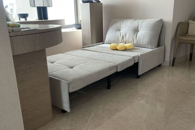 Ciabatta 106cm Grey Fabric Sofa Bed Youyun Liu | Oct 25