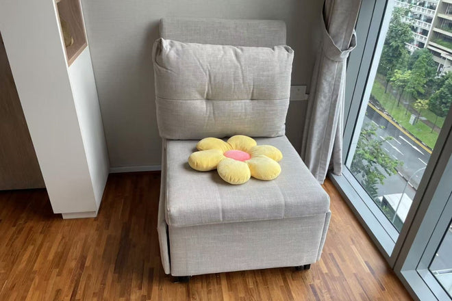 Ciabatta 66cm Grey (Toby 92) Fabric Sofa Bed AC | Nov 24 