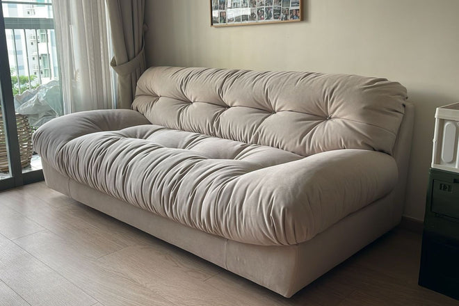 Clora 200cm beige fabric sofa Huang Hao Yang | Sep 25