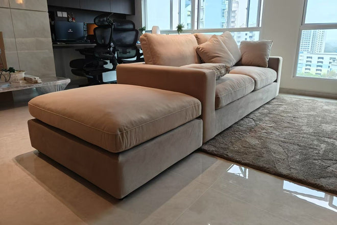 Coastal 210cm Grey (Furla-46) Fabric Sofa Eric Cheong | Jan 25