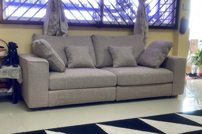 Coastal 220 Brown Fabric Sofa Koh Kah Huat | Sep 25