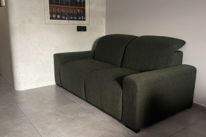 Cove 180cm Black Fabric Sofa Dee | Apr 25