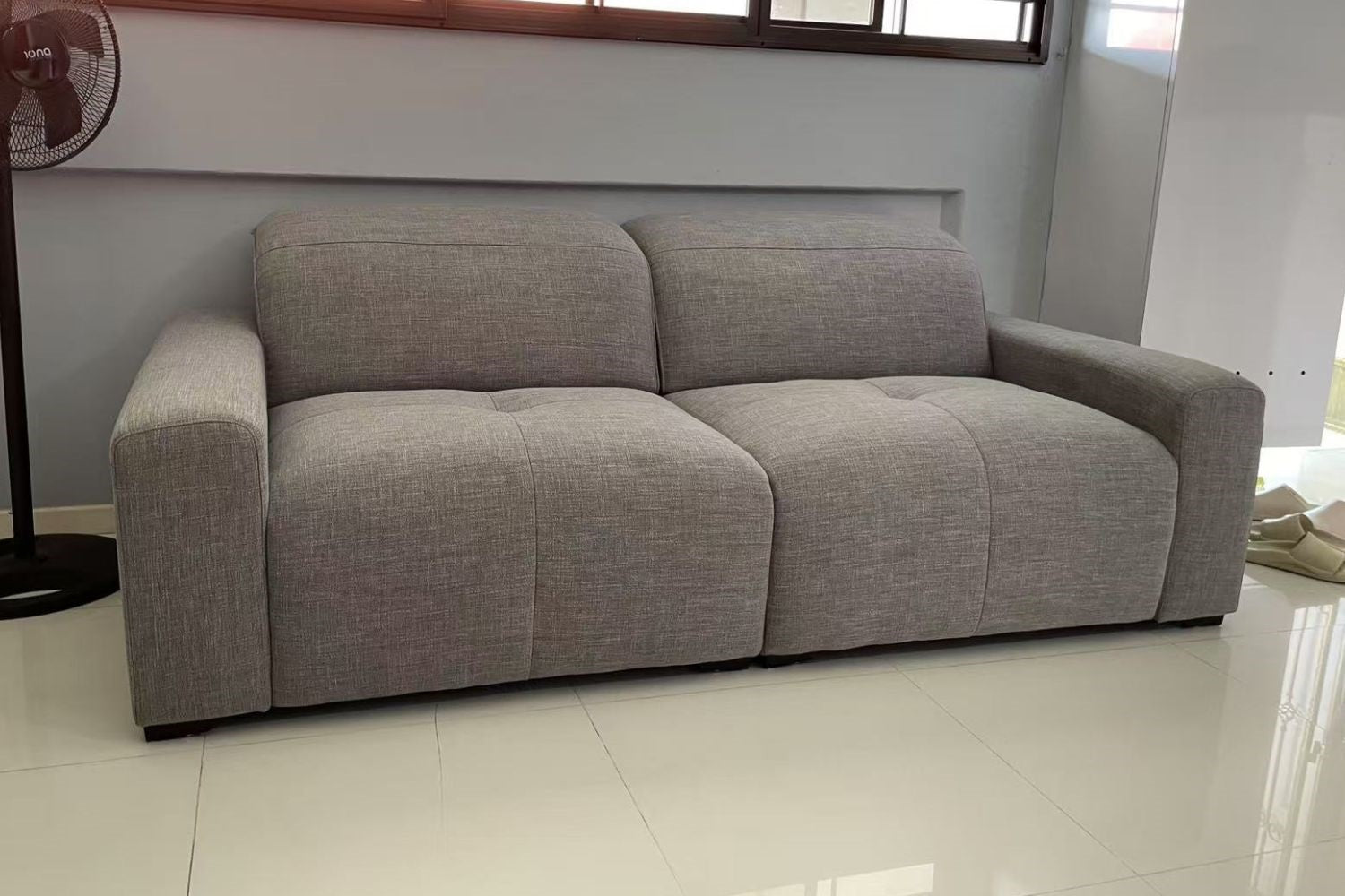 Cove 210cm Grey Fabric Sofa Raymond | Dec 24