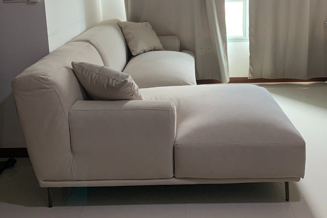 Crystal 260cm Beige (Furla 42) Fabric Sectional Sofa Beverley Ng | Sep 24