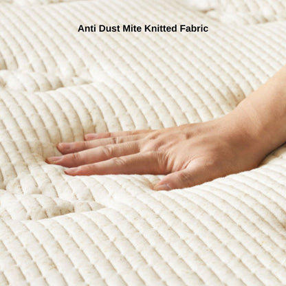 Smile mattress cover featuring anti dust mite knitted fabric
