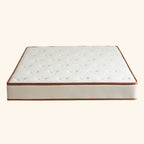 Mattress with brown border on a white background