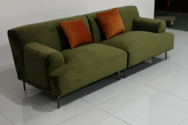 Crystal 220cm Green Fabric Sofa Denise | Sep 24