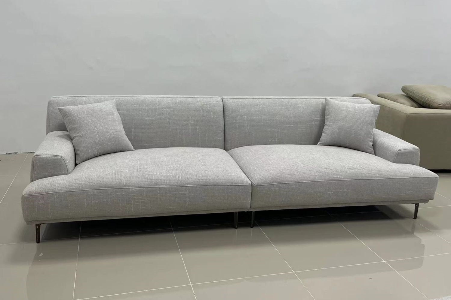 Crystal 280cm Grey Fabric Sofa Sharlene Hong | Jun 24
