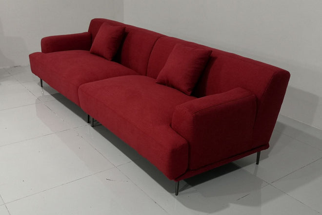 Crystal 280cm Red Fabric Sofa Kim Leow | Sep 24