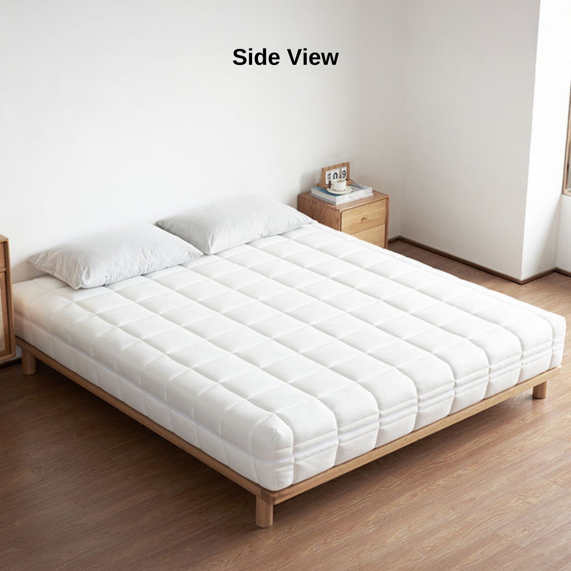 Stellar mattress side view scene