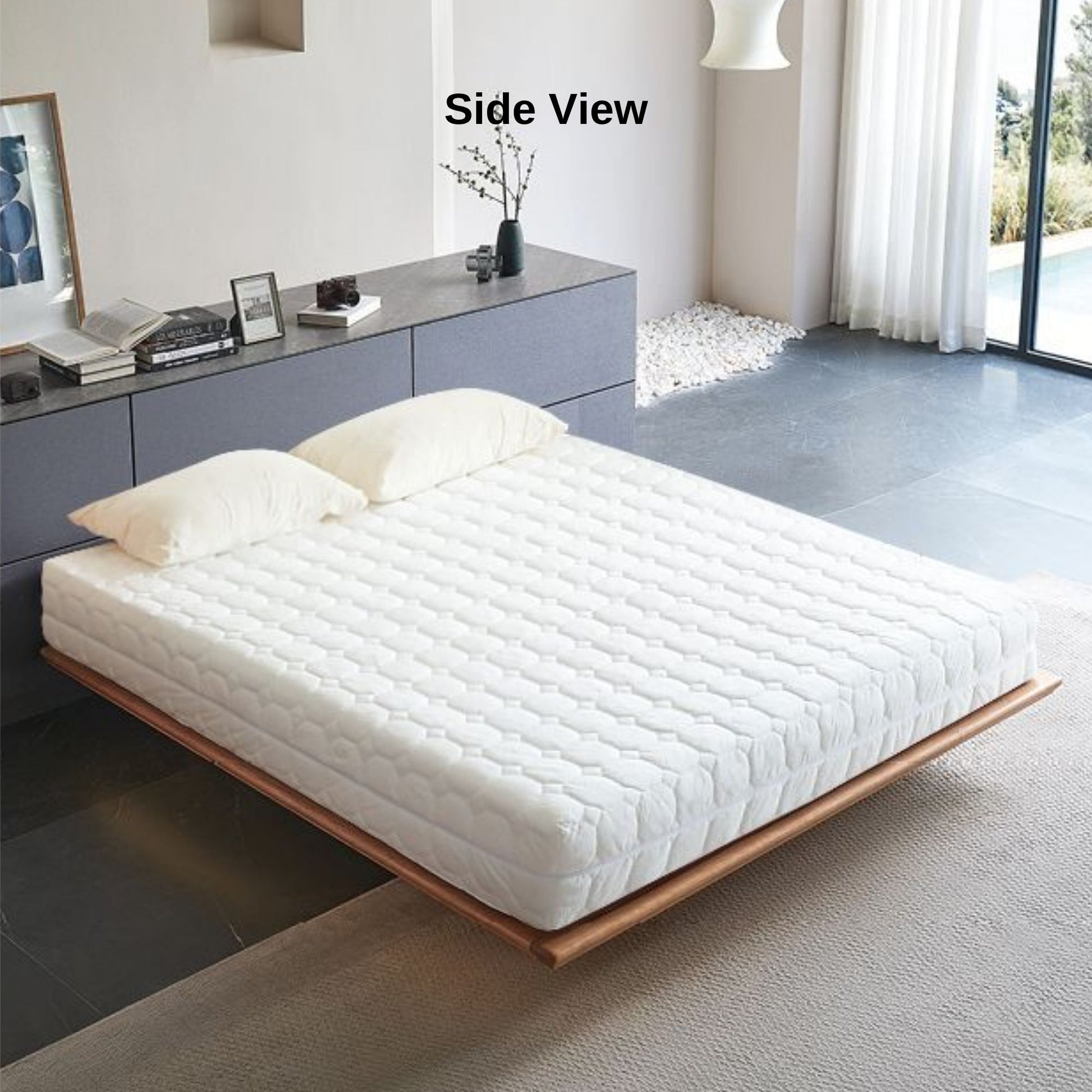 Sunny mattress side view
