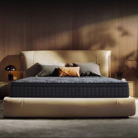 swan mattress on bed