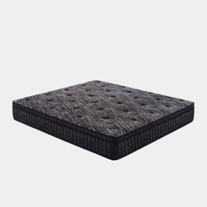 Gray mattress on a white background