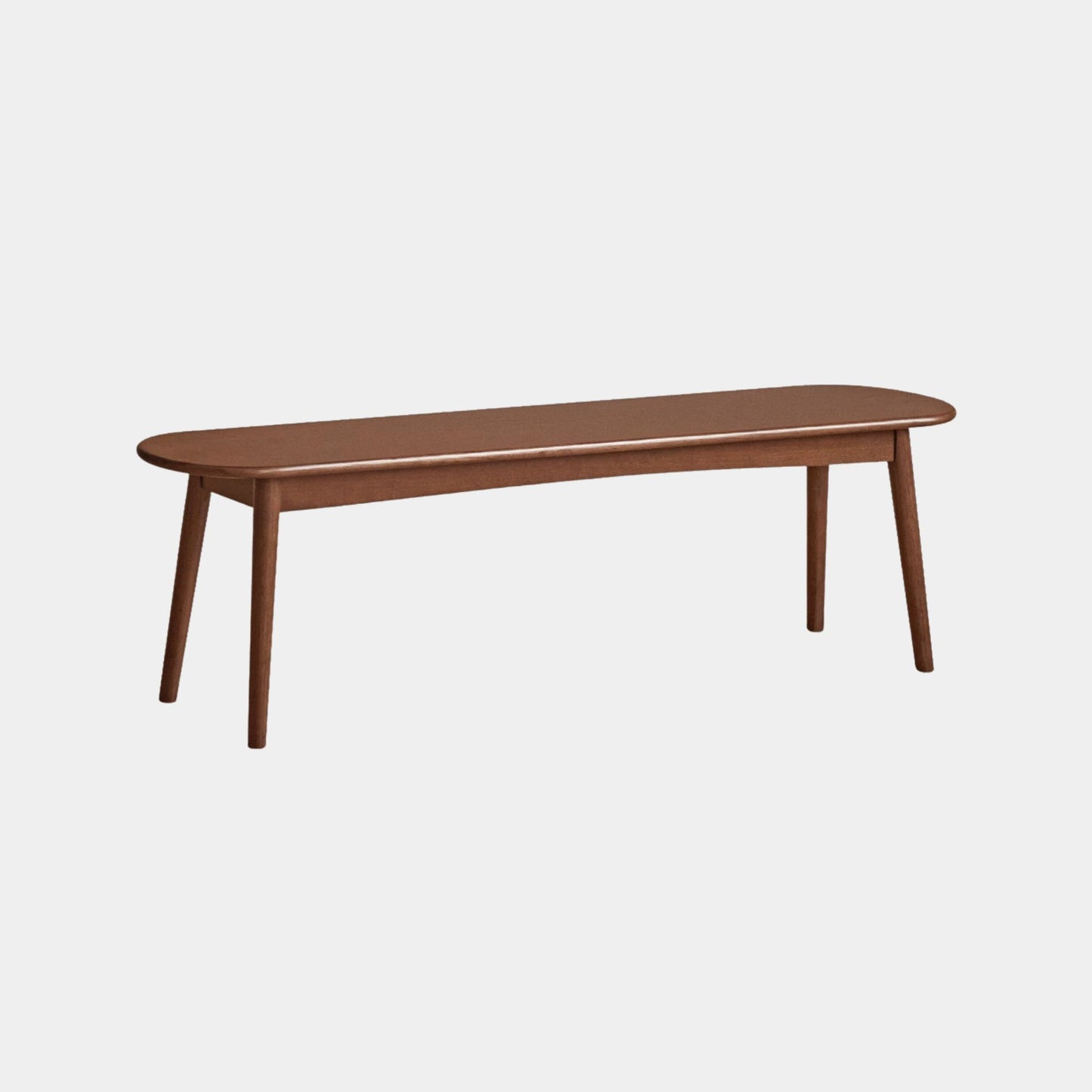 Tanya rubberwood bench in walnut finish