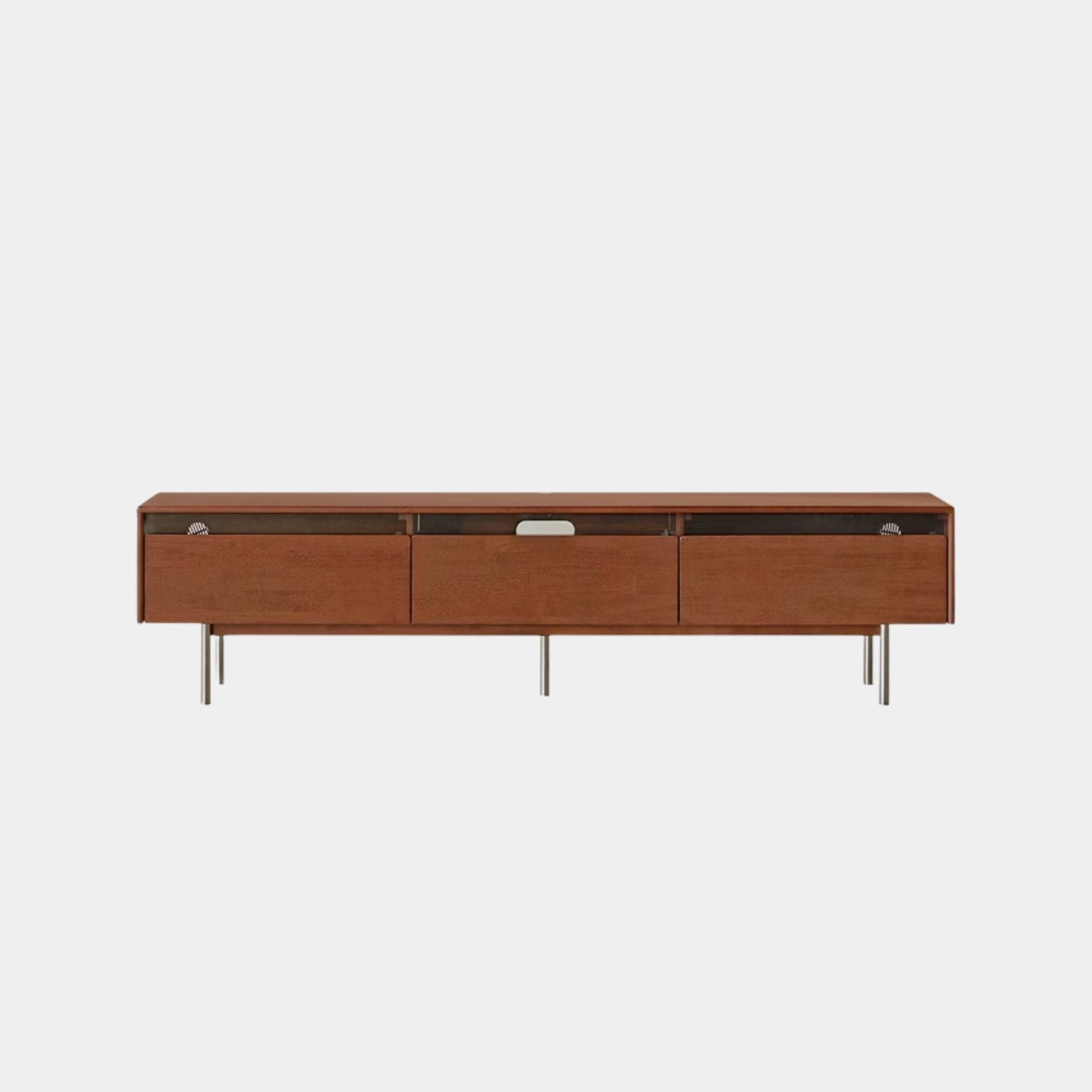 Tayla Rubberwood TV Console Sleek Design | Singapore – Cozylant