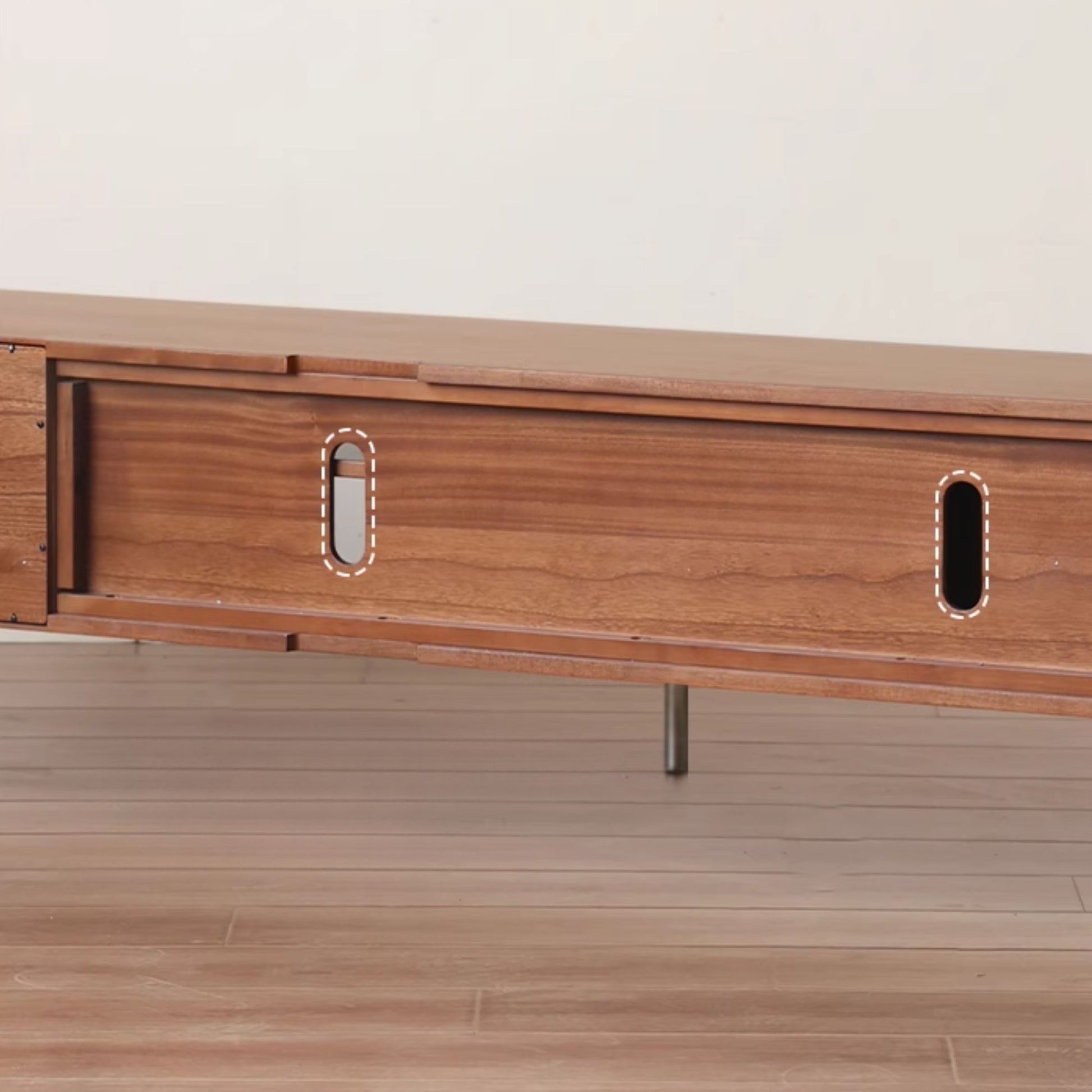 Taylor rubberwood TV console