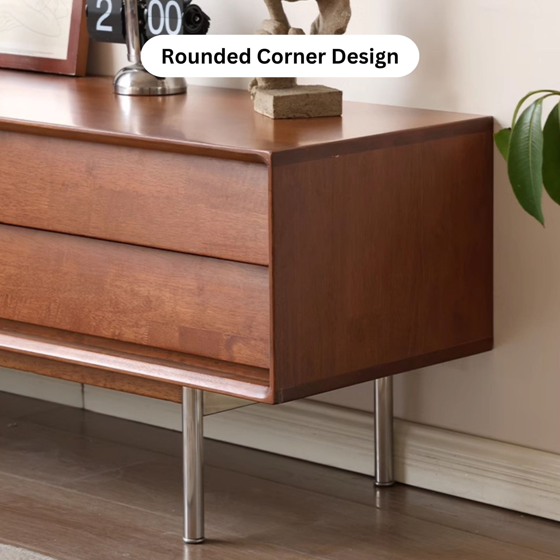 Taylor rubberwood TV console