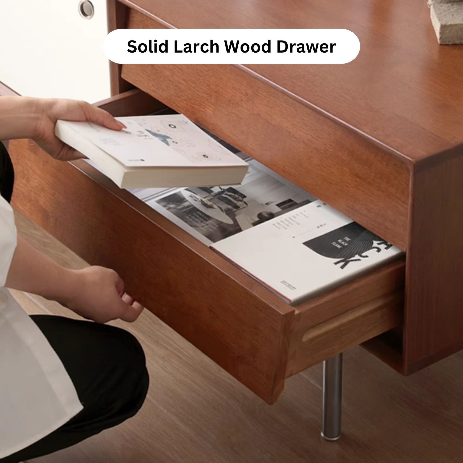 Taylor rubberwood TV console