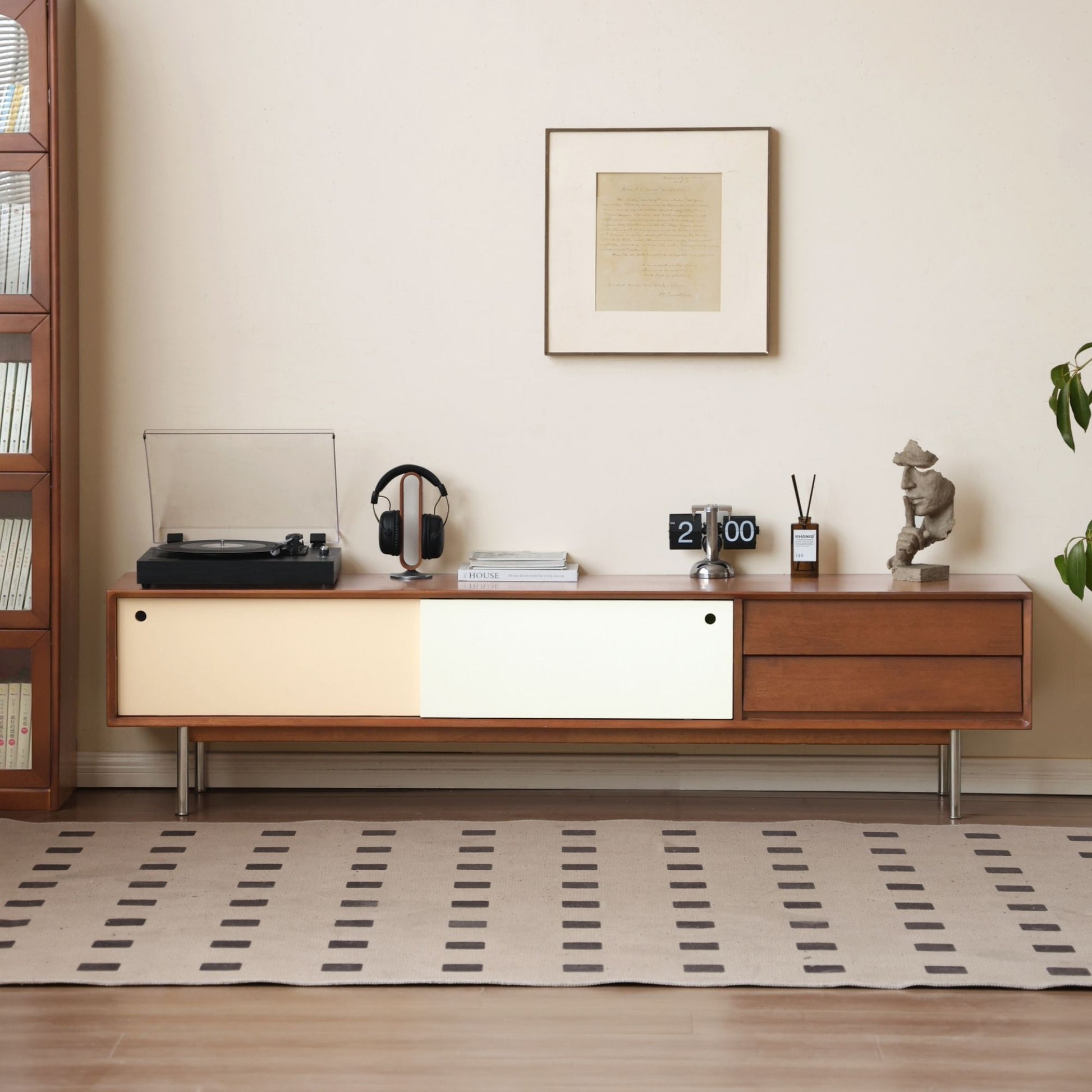 Taylor rubberwood TV console