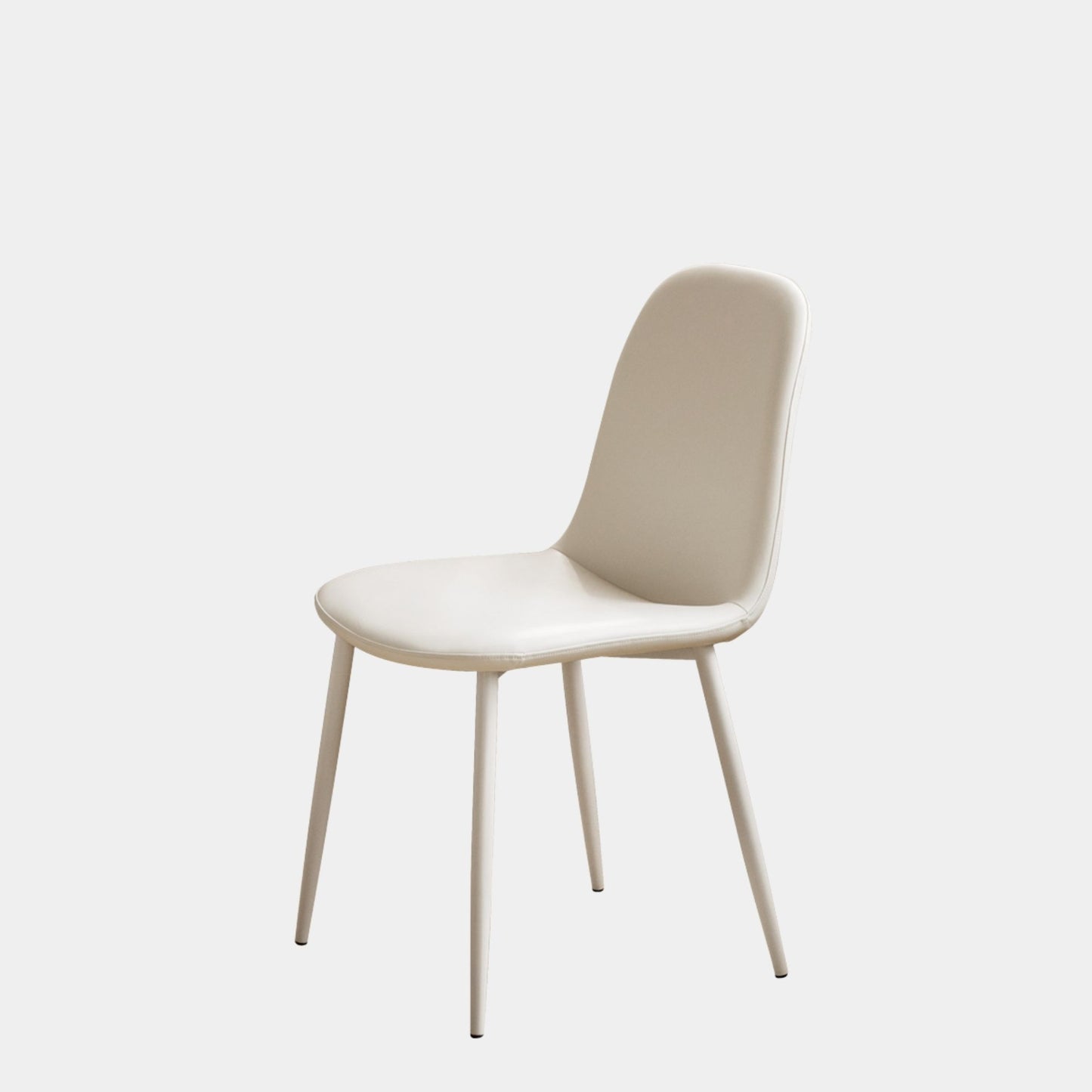 White chair on a white background