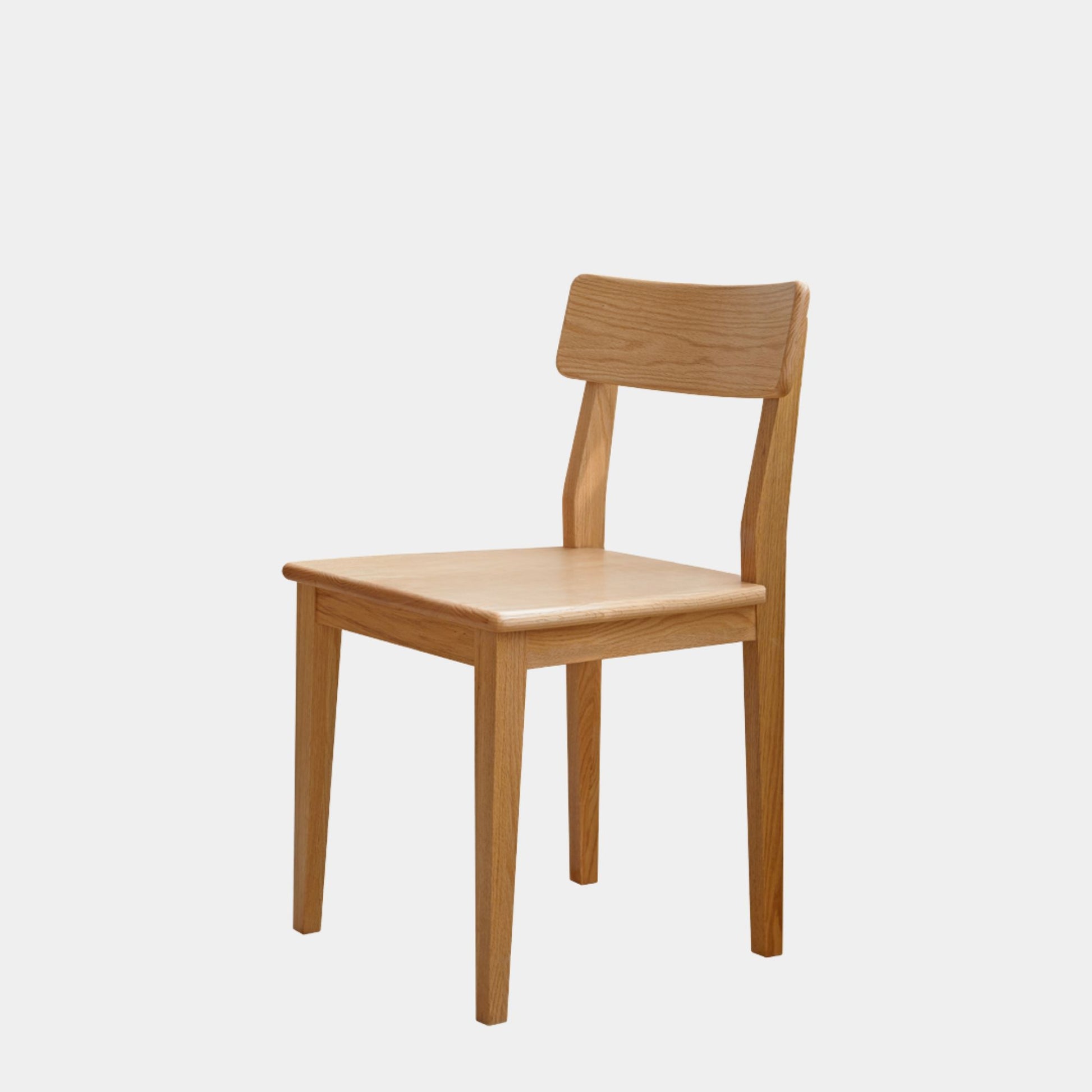 Wooden chair on a white background