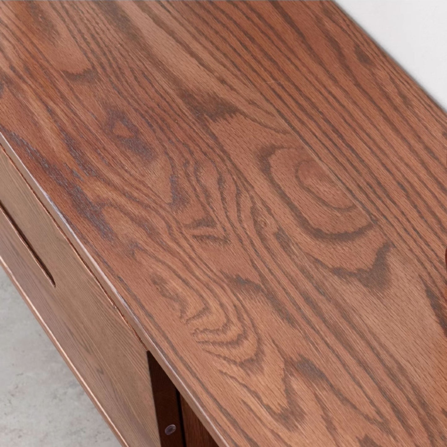 Tina walnut colour oak wood TV console