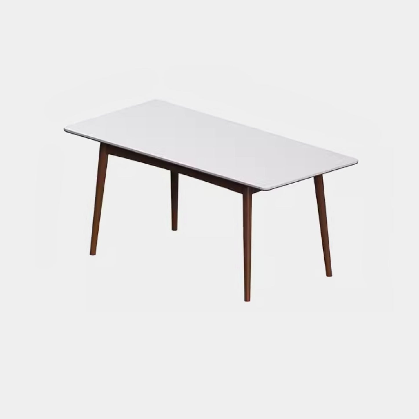 Tyler extendable sintered stone dining table white