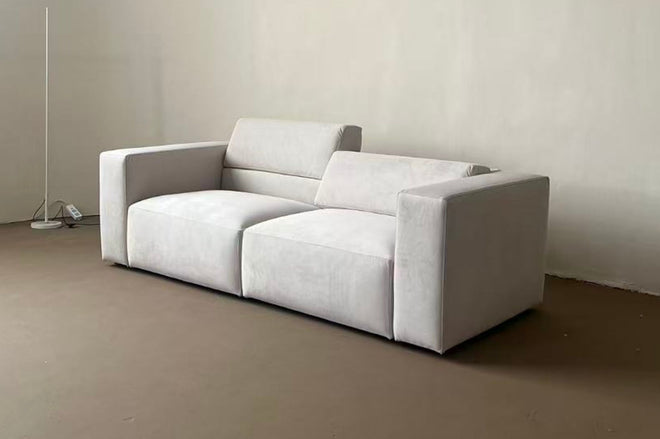 Velvet fabric sofa sample